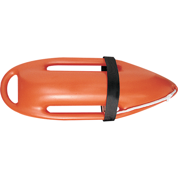 Recreonics 33" swimming rescue can is made of rotationally molded polyethylene to be both lightweight and durable.