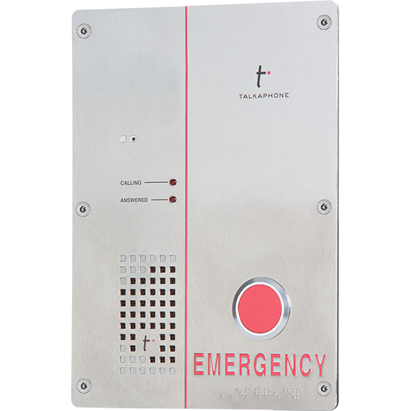 Single push button, hands free emergency phone is specially designed for swimming pools. Waterproof and chlorine resistant.