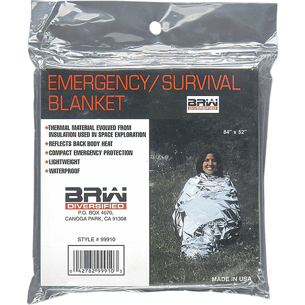 outdoor disaster survival space blanket BRW Emergency Survival Pouch NEW 