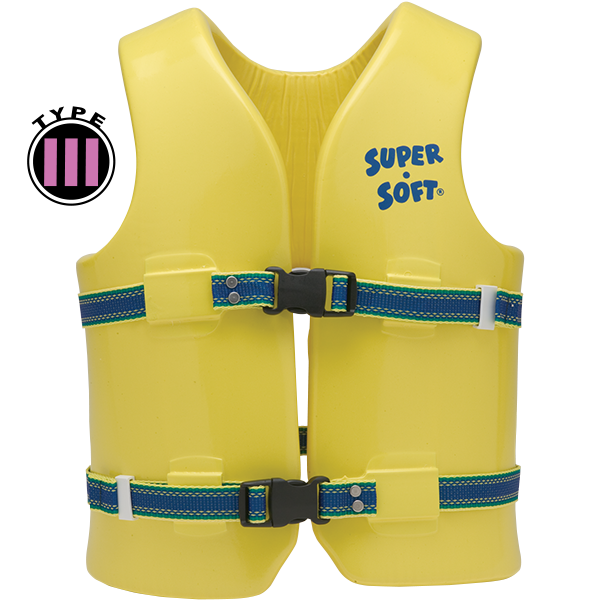 US Coast Guard Approved Type 3 Super Soft Foam Adult Vest - Medium