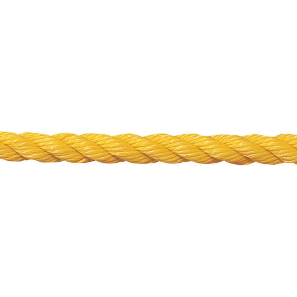 0.75 inch Floating Polypropylene Swimming Pool Rope - Yellow