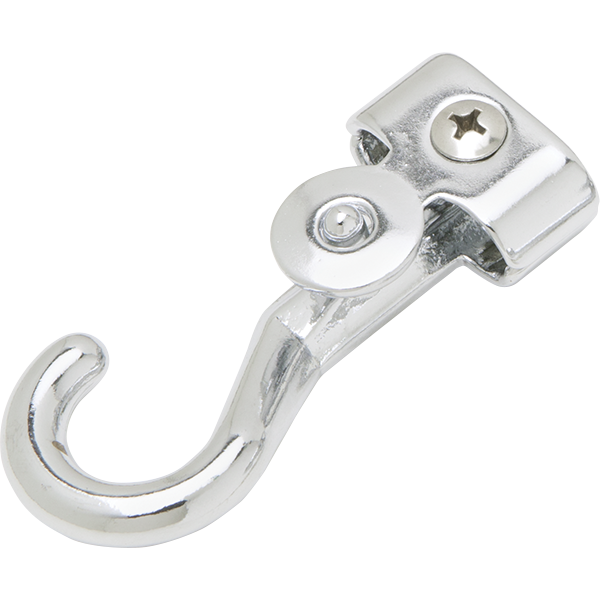 3" CPB clamp style rope hook fits 3/8" or 1/2" swimming pool rope.