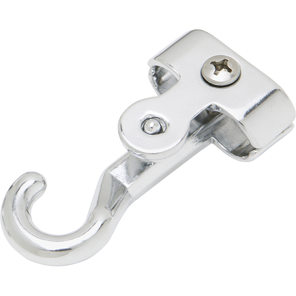 3 3/4" CPB clamp style rope hook fits 3/4" swimming pool rope.