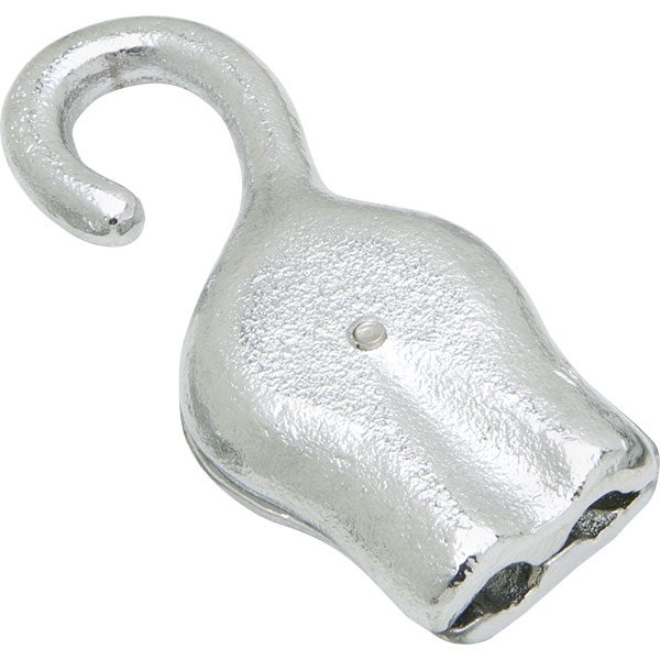Chrome Plated Bronze Loop Style Rope Hook for 1/2" Swimming Pool Rope
