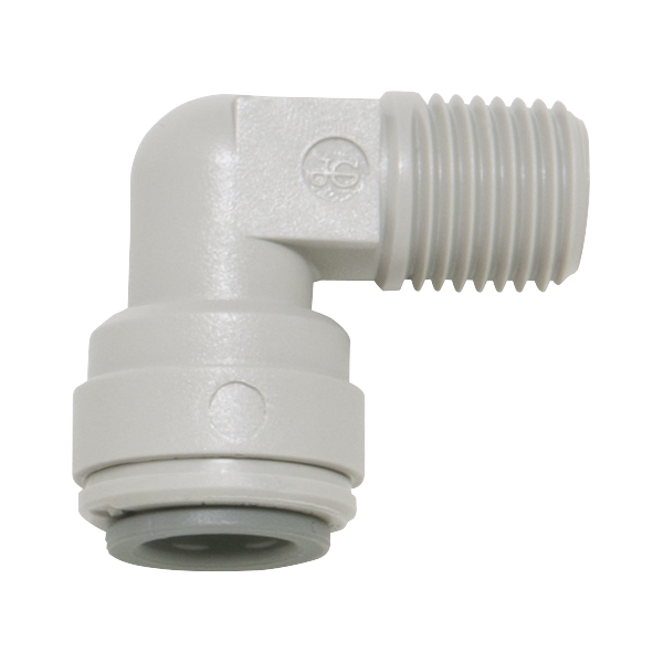 Replacement quick-connect hydraulic elbow fitting for Stark commercial pool filters.