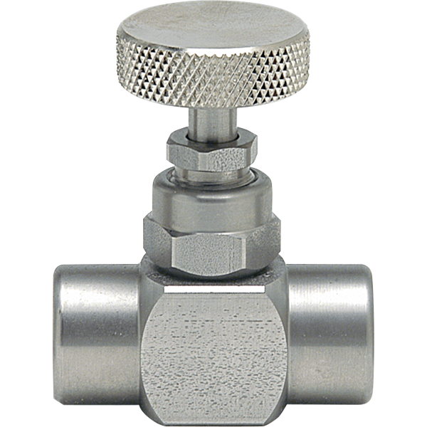 1/4" NPT stainless steel needle valve for swimming pool gauges.