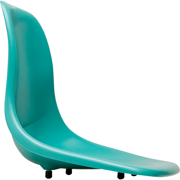 Turquoise Replacement Fiberglass Seat for KDI Paragon Lifeguard Chairs