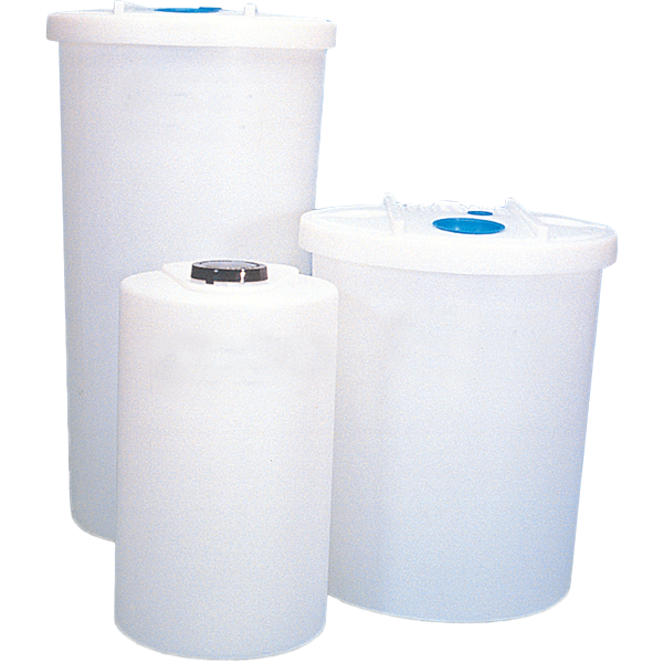 Chemical Solution Tanks and Lids with Feed Hole