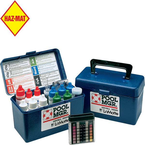 LaMotte DipCell Series Swimming Pool Water Test Kit 7013/DL-51. This product has a Haz-Mat classification.
