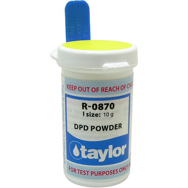 Taylor Swimming Pool Replacement DPD Powder R-0870-I 10 gram vial