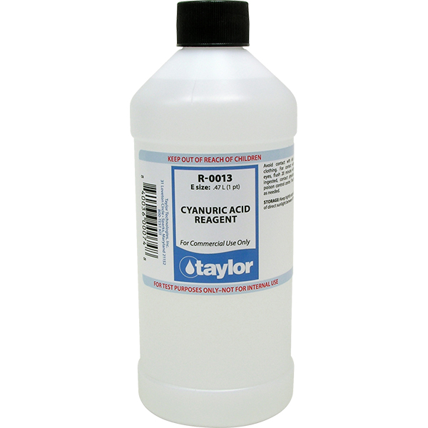 Taylor Swimming Pool Replacement Test Reagent R-0013 Cyanuric Acid - 1 pint