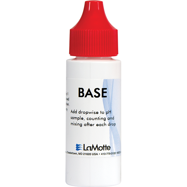 LaMotte Reagent Base Demand - 30 ml is a liquid reagent for swimming pool water testing. LaMotte Replacement Testing Reagent: P-6460-G