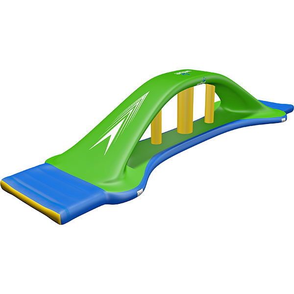 3-D rendering of Wibit High Roller modular inflatable play product.