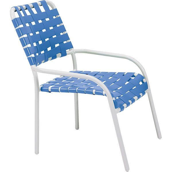 Texacraft Swimming Pool Furniture Nesting Cross-Weave Game Chair