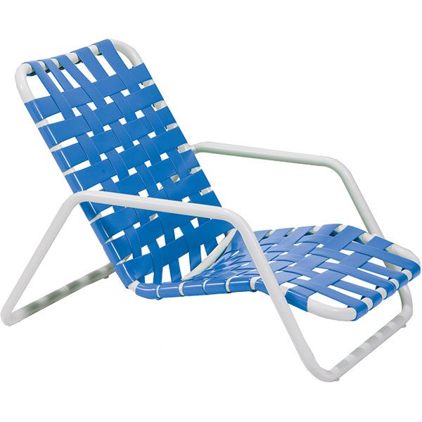 Texacraft Swimming Pool Furniture Nesting Cross-Weave Sand Chair