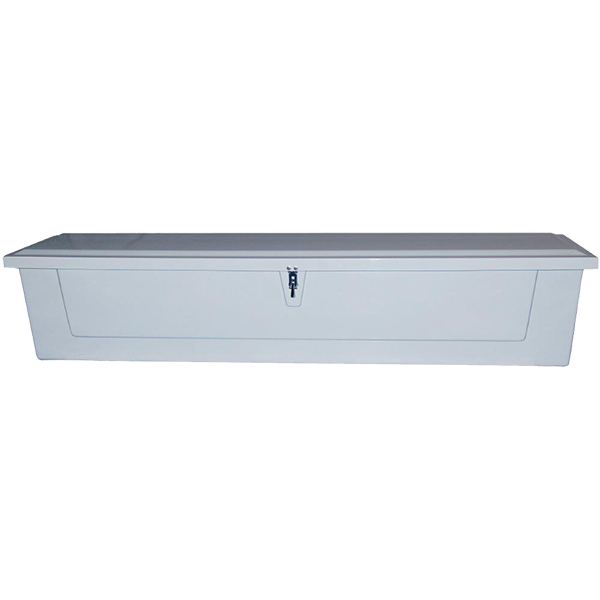 Model 718 7' Fiberglass Pool Equipment Deck Storage Box