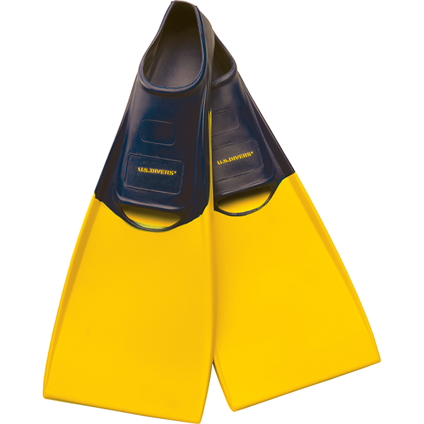 Sea Lion Rubber Dive Fins with Open Toed Foot Pocket