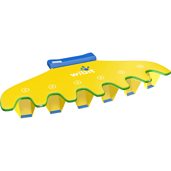 3-D rendering of Wibit Step 6 modular inflatable play product.
