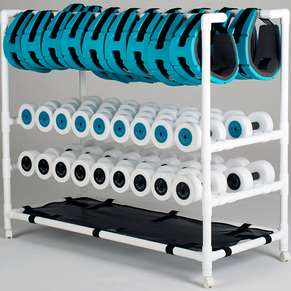 Hydro-Fit System 18 with Wave belts Complete In-Water Aquatic Fitness System