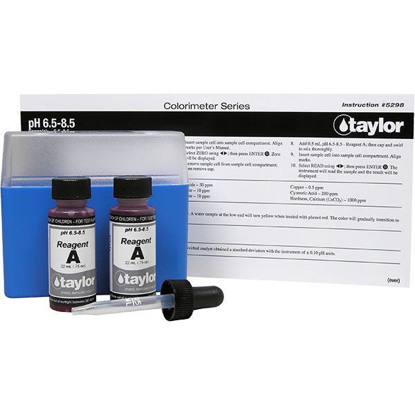Taylor TTi 2000 Colorimeter pH Phenol Red Reagent Pack K-8027