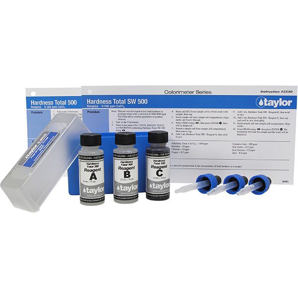 Taylor TTi 2000 Colorimeter Total Hardness Replacement Reagent Pack K-8029