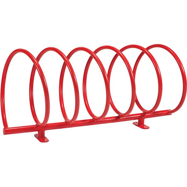 Permanent Hoop Style Bike Rack from Recreonics, Inc.