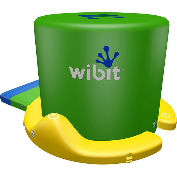 3-D rendering of Wibit Ledge modular inflatable play product.