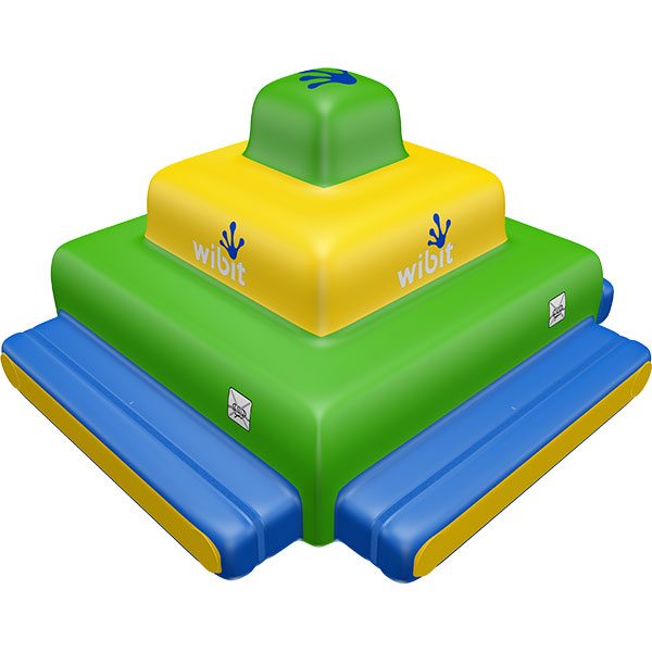 3-D rendering of Wibit Deck 3 modular inflatable play product.