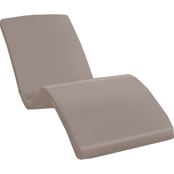 S R Smith's Destination loungers in tan are beautiful and ideal for commercial pool use in water depths up to 12".