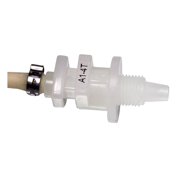 Replacement 1/4" O.D. tube assembly (2016+) for Flex-Flo chemical metering pump.