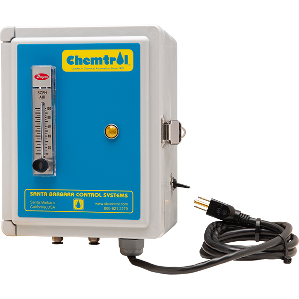 Chemtrol CO2 Gas pH Control System controls carbon dioxide, non-corrosive gas can be used as a substitute for liquid acid.