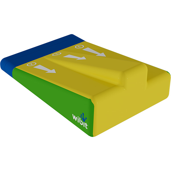 3-D rendering of Wibit TripleJump modular inflatable play product.